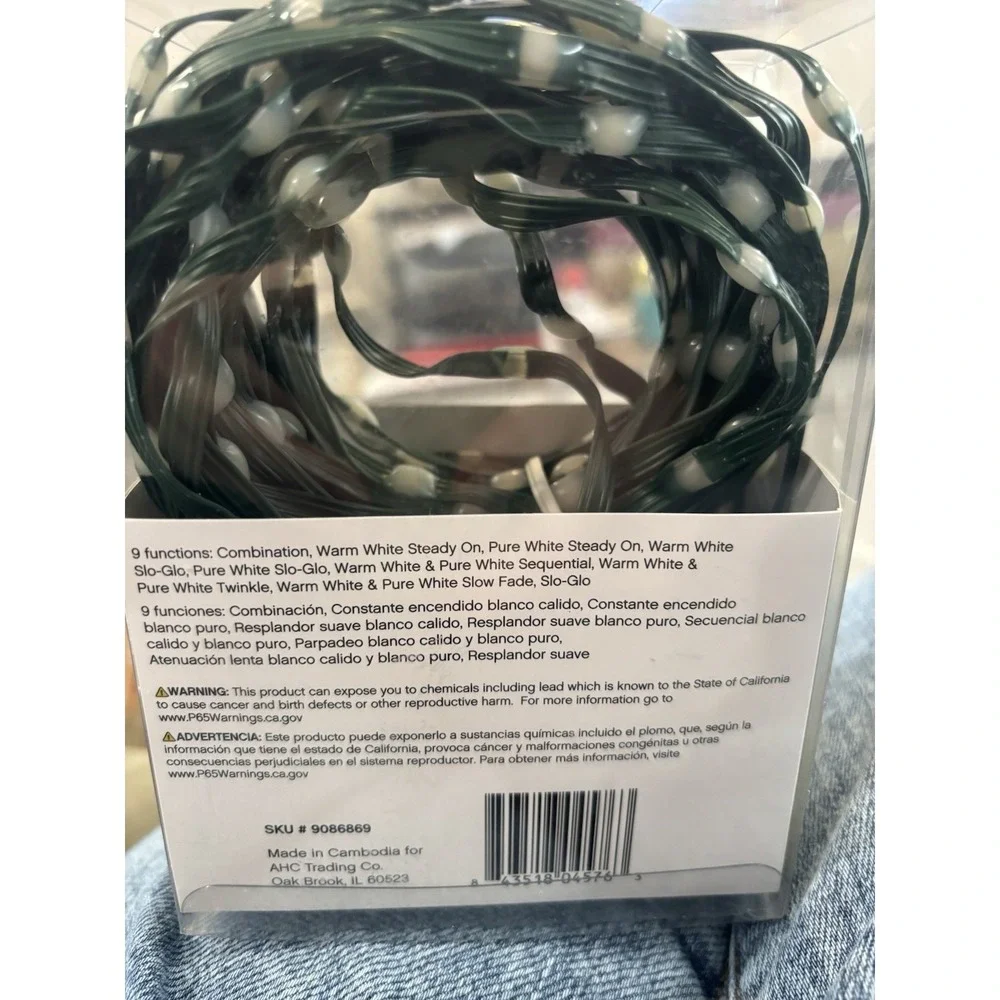 New Celebrations 200 LED Color Changing Big Seed Ribbon Indoor Outdoor Lights